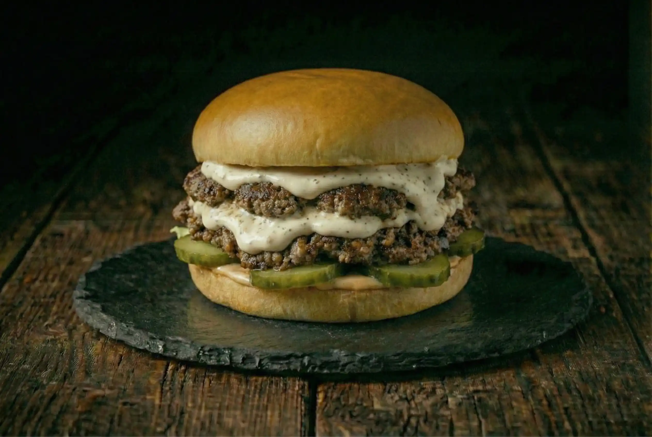 Heroes Smash Burger - dupla húspogácsa olvadt sajttal